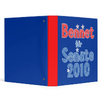 Michael Bennet for Senate 2010 Star Design Vinyl Binders