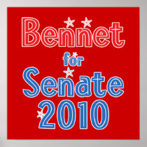 Michael Bennet for Senate 2010 Star Design Posters