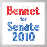 Michael Bennet for Senate 2010 Star Design Poster