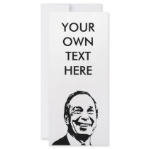 Michael Bloomberg rack cards