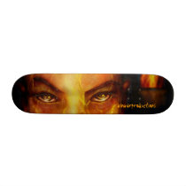 Michael Collins version of Beowolf Cave Woman Skate Board