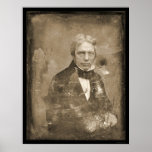 Michael Faraday Daguerreotype 1845 Print