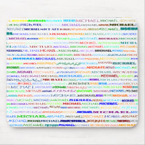 Michael Text Design II Mousepad by SjStevenson Michael Text Design II Mousepad