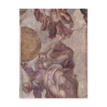 Michelangelo Buonarroti Deckenfresko zur Sch?pfung Post Cards
