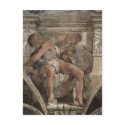 Michelangelo Buonarroti Deckenfresko zur Sch?pfung postcards