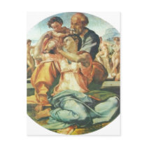 Michelangelo Buonarroti Hl. Familie, Tondo 1504-15 Postcard