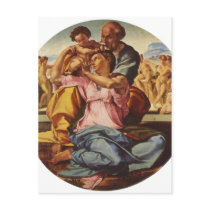 Michelangelo Buonarroti Hl. Familie, Tondo 1504-15 Post Cards