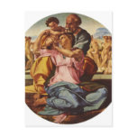 Michelangelo Buonarroti Hl. Familie, Tondo 1504-15 postcards