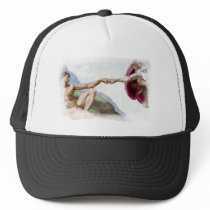 Michelangelo Creation Of Man Fist Bump Hat