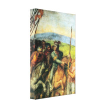 Michelangelo - Crucifixion of Peter detail Canvas Prints