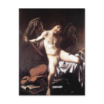 Michelangelo da Caravaggio Amor als Sieger um 1600 postcards by rahulbiswas Michelangelo da Caravaggio Amor als Sieger um 1600 postcards