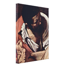 Michelangelo da Caravaggio - Crucifixion detail Canvas Print