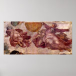 Michelangelo - Divorce of light and darkness Posters