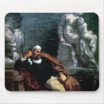 Michelangelo  in his Studio Mousepad