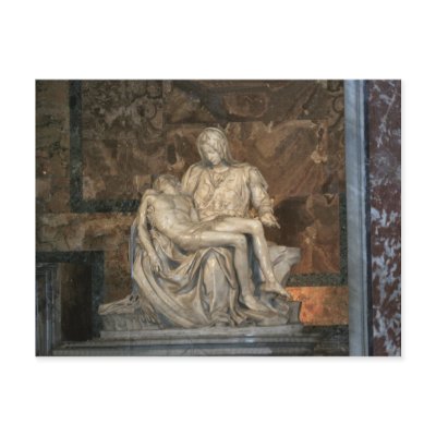Michelangelo Pieta Postcard by JudsonJoyce