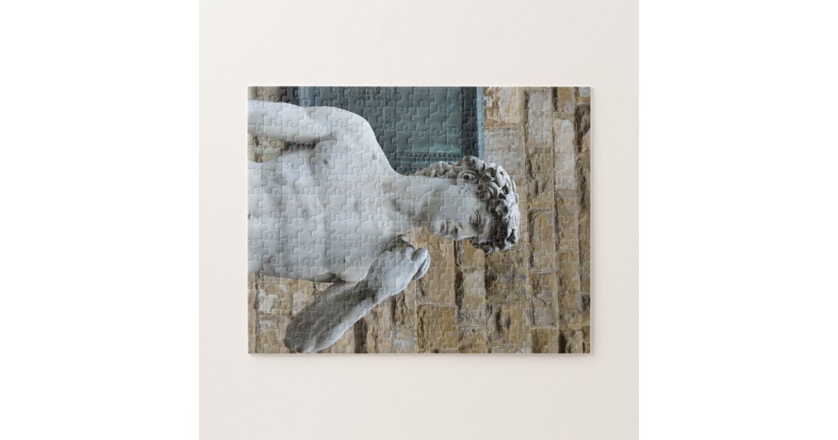 Michelangelo's David Jigsaw Puzzle Zazzle