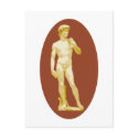 Michelangelo's David postcards by alternateworlds Michelangelo's David postcards