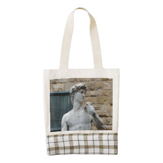 Michelangelo's David Zazzle HEART Tote Bag