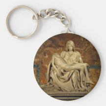Michelangelo's Pieta in St. Peter's Basilica Key Chain