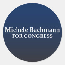 Michele Bachmann for Congress Round Sticker