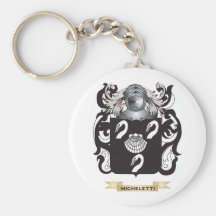 Micheletti Coat of Arms (Family Crest) Key Chain
