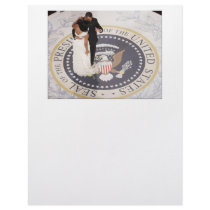 Michelle and Barack Obama letterhead