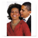 Michelle and Barack Watercolor posters