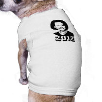 Michelle Obama 2012 pet clothing by Politicaltshirts Michelle Obama 2012 pet clothing