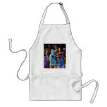 Michelle Obama and Daughters Aprons