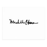 MICHELLE OBAMA AUTOGRAPH -.png Postcard