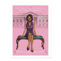 Michelle Obama-Breast Cancer Awareness 15 x 20 posters by piecesofobama Michelle Obama-Breast Cancer Awareness 15 x 20 posters