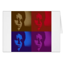 michelle Obama Greeting Card