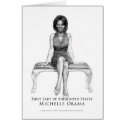 MICHELLE OBAMA_FIRST LADY BLACK & WHITE cards by piecesofobama MICHELLE OBAMA_FIRST LADY BLACK & WHITE cards