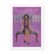 MICHELLE OBAMA FIRST LADY PRINT postcards by piecesofobama MICHELLE OBAMA FIRST LADY PRINT postcards