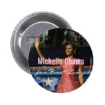 Michelle Obama for First Lady Button