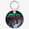 Michelle Obama for First Lady Keychain by democrattotheend Michelle Obama for First Lady Keychain