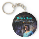 Michelle Obama for First Lady Keychain