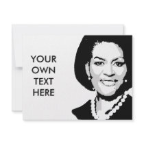 Michelle Obama invitations