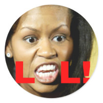 Michelle Obama LOL stickers