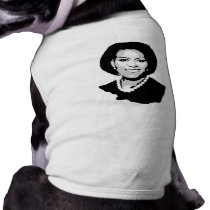 Michelle Obama outline pet clothing by obamashirts Michelle Obama outline pet clothing