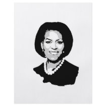 Michelle Obama outline Custom Flyer
