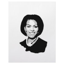 Michelle Obama outline letterhead
