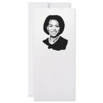 Michelle Obama outline Rack Card