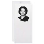 Michelle Obama outline Rack Card