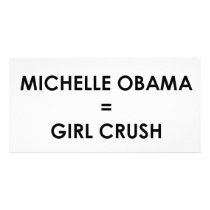 Michelle Obama Photo Greeting Card