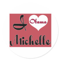 michelle obama pnk stickers