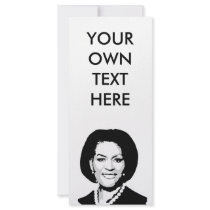Michelle Obama rack cards by Politicaltshirts Michelle Obama rack cards