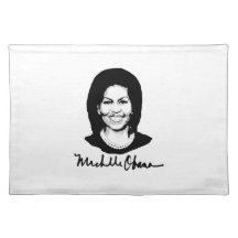MICHELLE OBAMA SIGNATURE -.png Placemat
