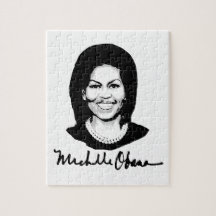 MICHELLE OBAMA SIGNATURE -.png Puzzle