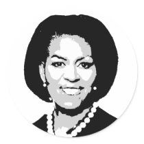 Michelle Obama sticker sheet